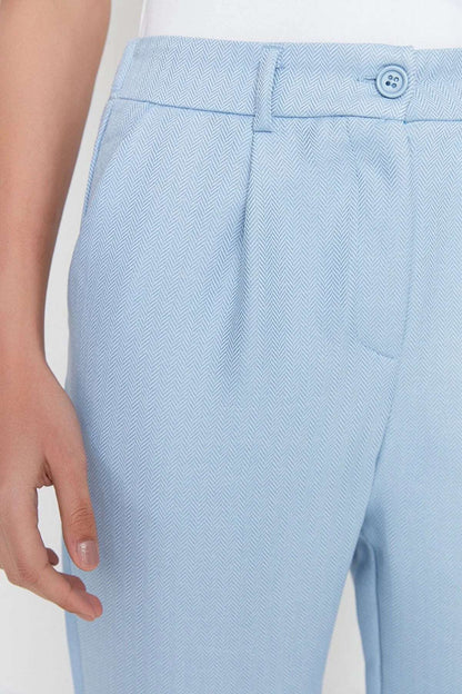 BABY BLUE TROUSERS SIZE UK 8