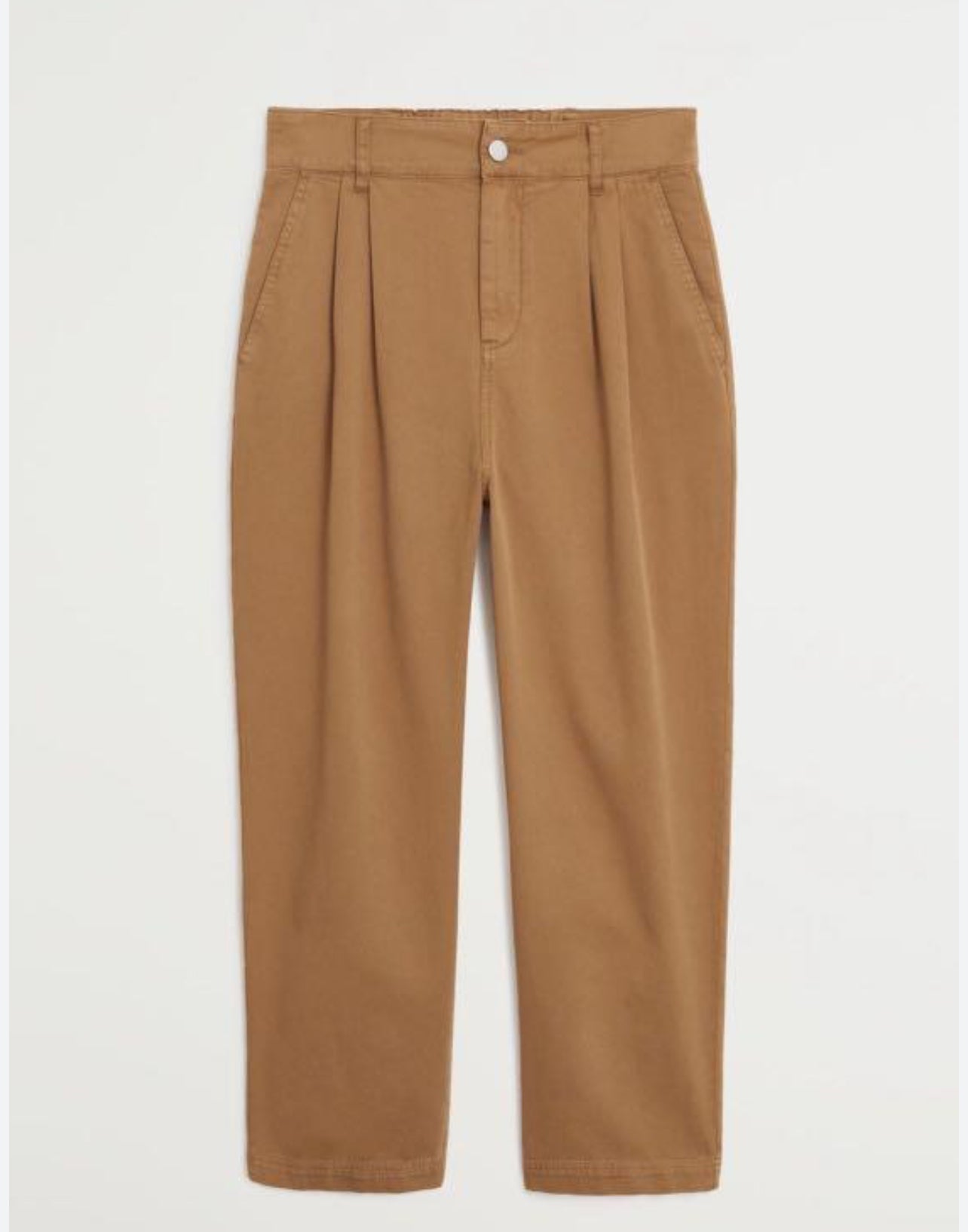 CARAMEL CASUAL TROUSER SIZE UK 6