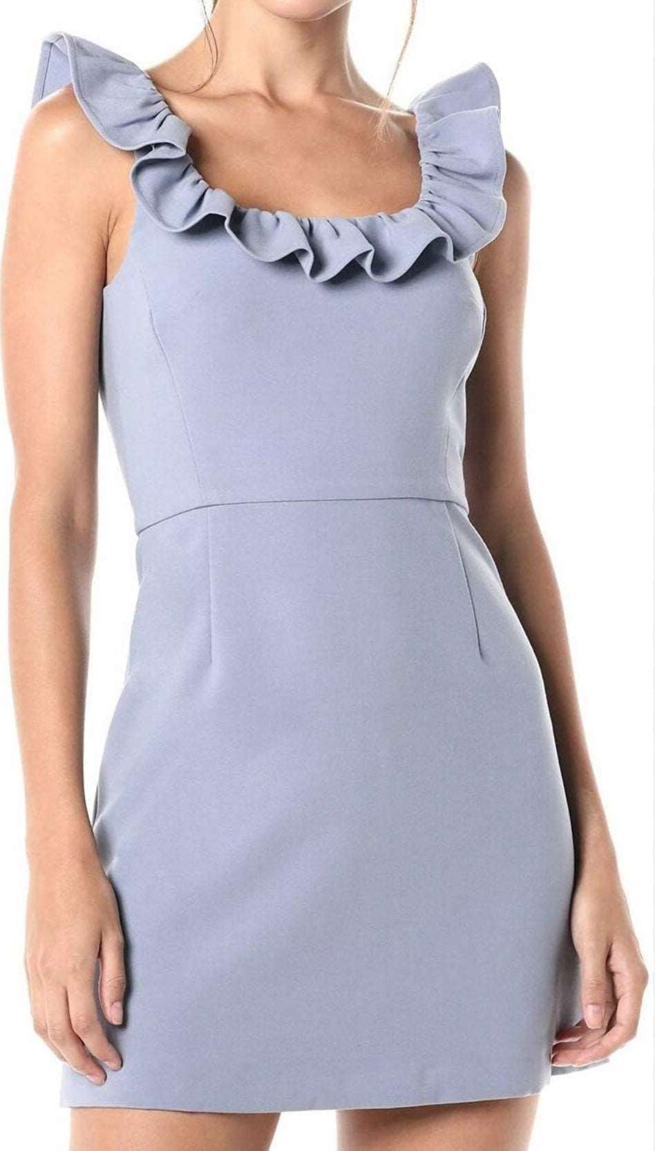 FRENCH CONNECTION LILAC DRESS SIZE UK 4