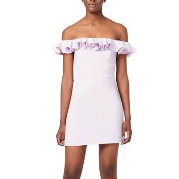 FRENCH CONNECTION LILAC DRESS SIZE UK 4