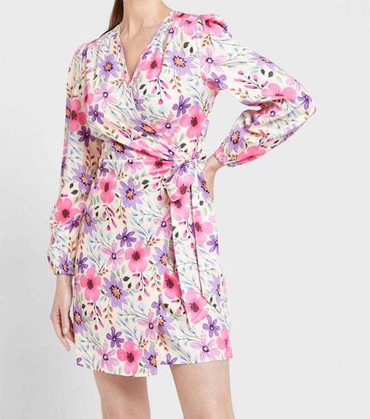 FLORAL WRAP DRESS SIZE UK 8 - NOTHING TO WEAR | NEW & PRE-LOVED FASHION | UAE