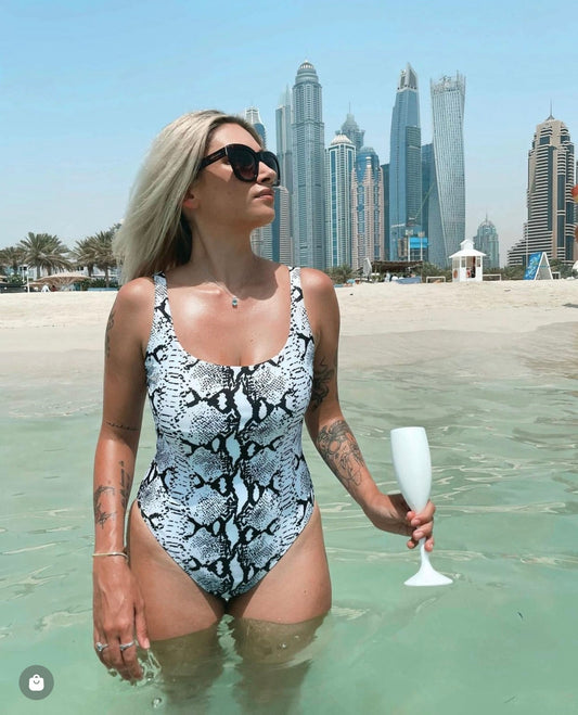 SNAKESKIN SWIMSUIT - NOTHING TO WEAR | NEW & PRE-LOVED FASHION | UAE