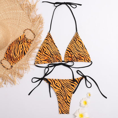 TIGER STRIPE BIKINI - NOTHING TO WEAR | NEW & PRE-LOVED FASHION | UAE